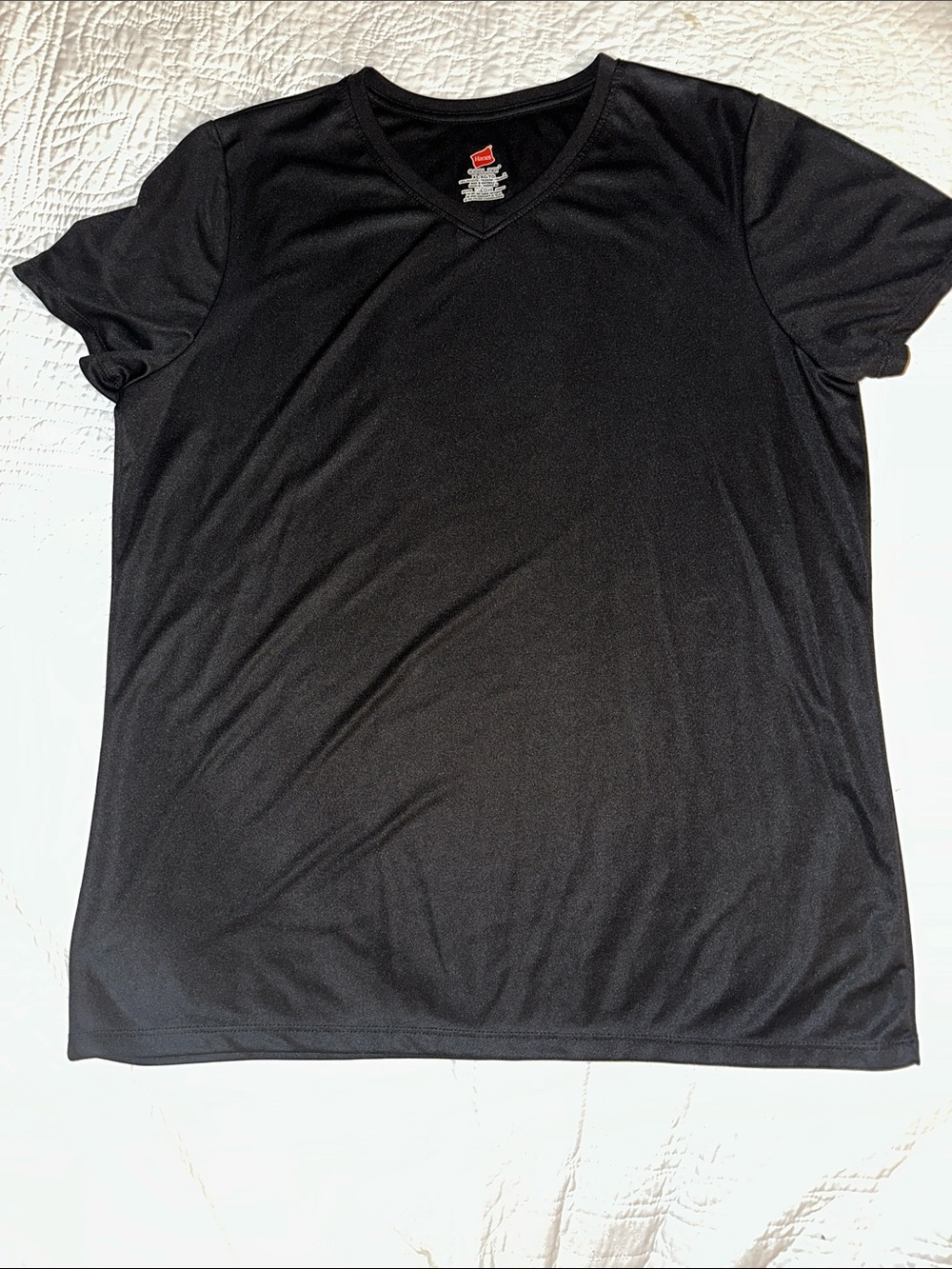 Women’s Cool Dri Black V-Neck Active Tee